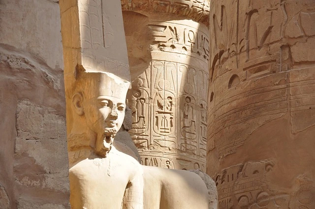 Sculpture Egypt during a cultural journey
