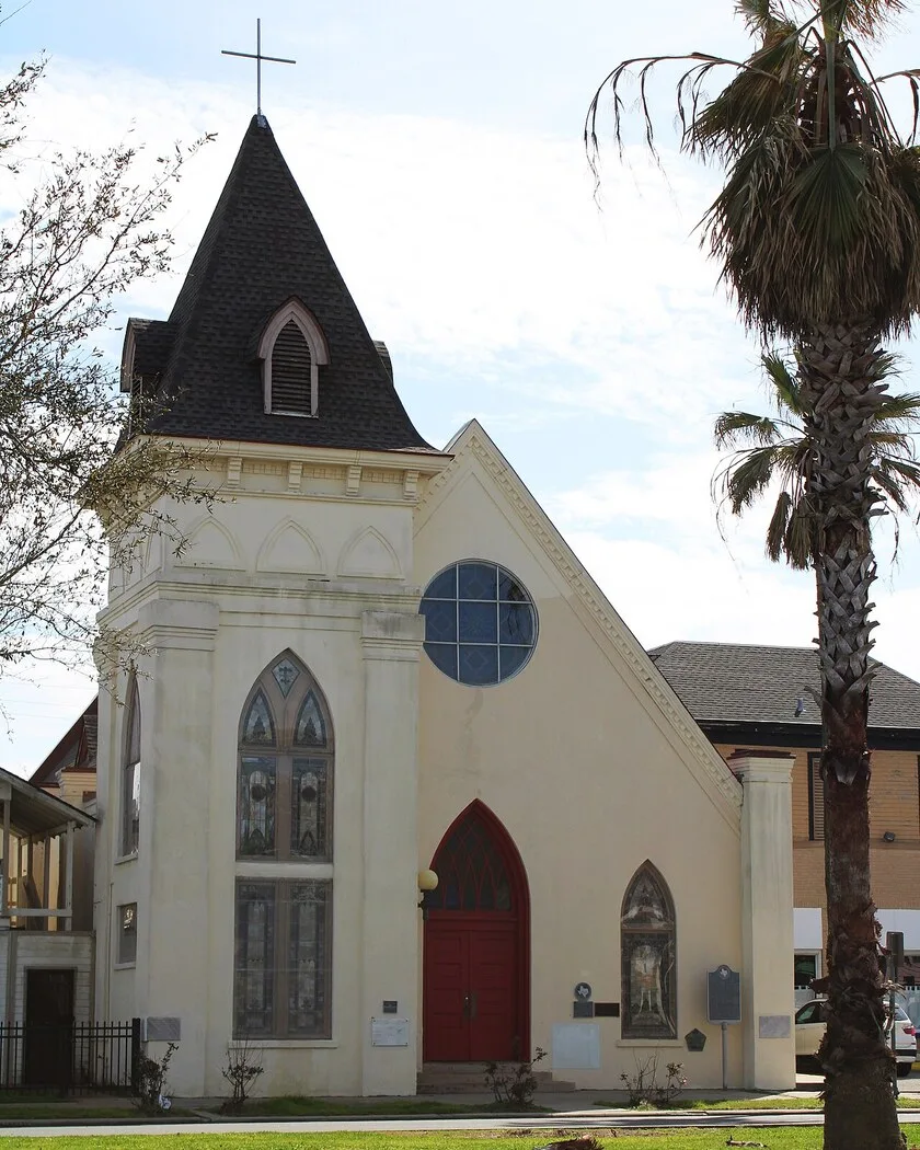 Reedy Chapel A.M.E. Church in Galveston, Texas, site of one of the earliest organized Juneteenth celebrations following emancipation