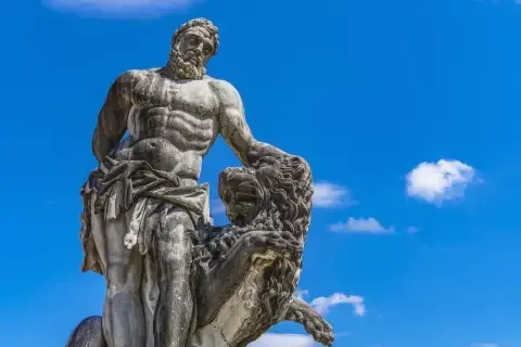 Statue of Hercules in Dresden, Germany