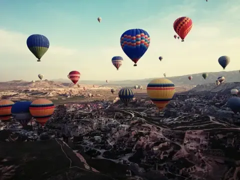 Hot air ballons