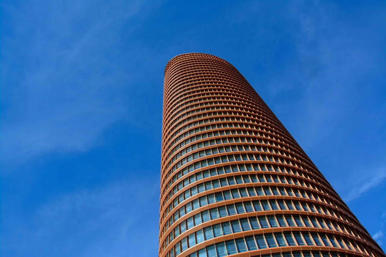 Pelli Tower, in Seville, Spain