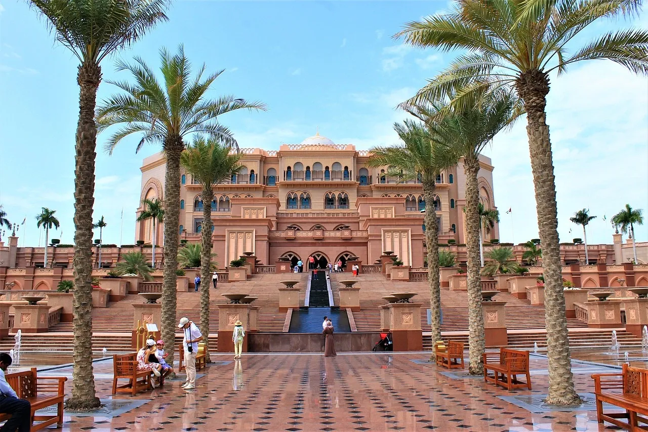 Castle entrance dubai