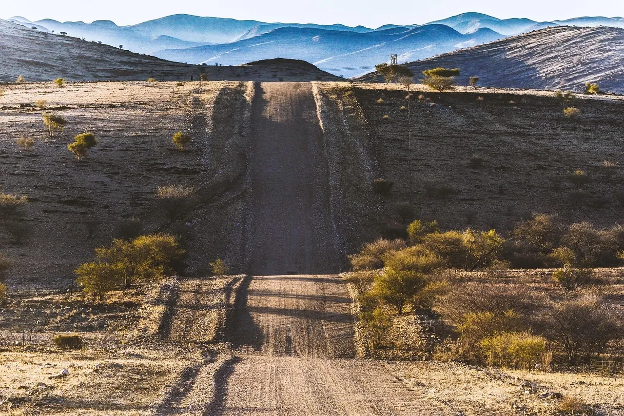 Road in Namibia featured