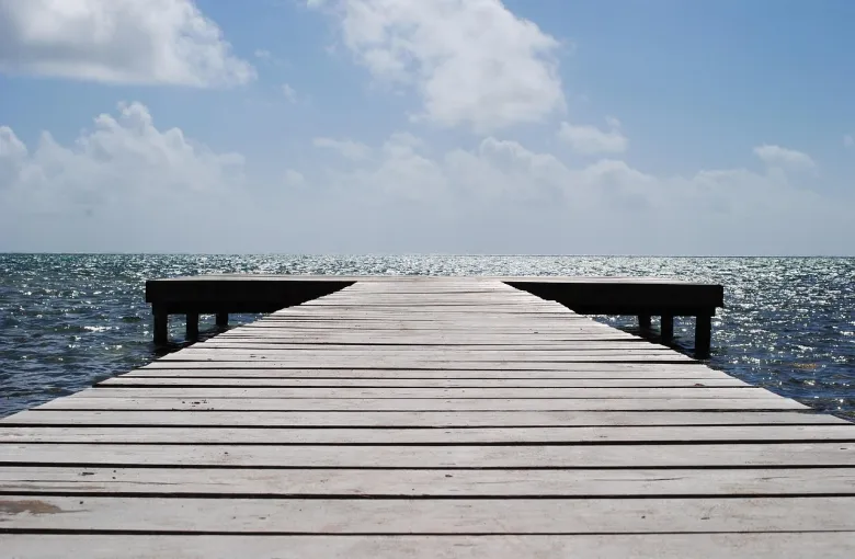 Caye Caulker, a small island off the coast of Belize