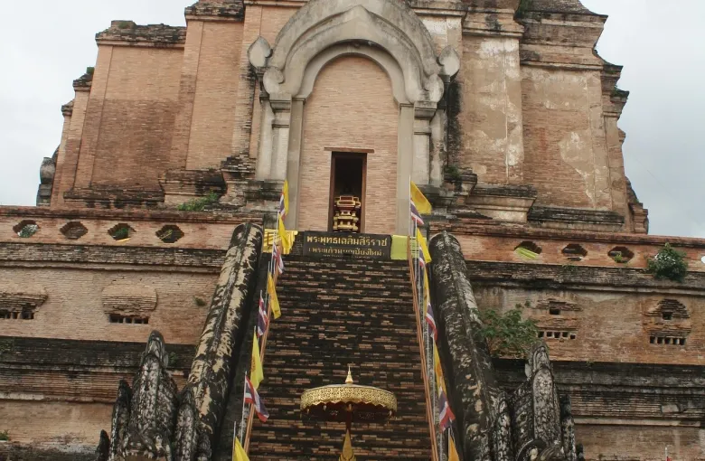 Chedi Luang temple in Chiang Mai, Thailand
