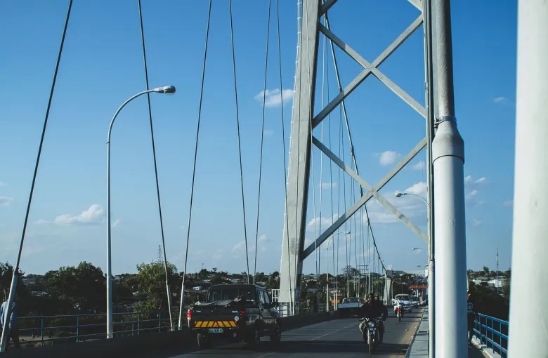 Maputo-Katembe Bridge in Maputo, Mozambique