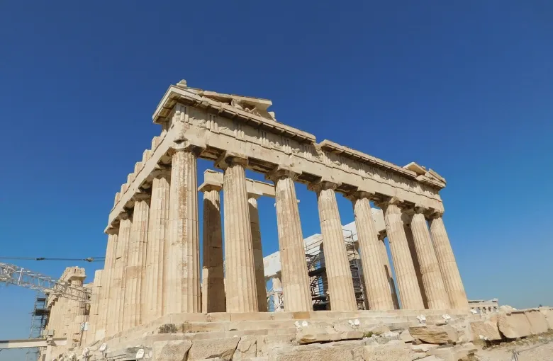 Parthenon, a former temple on the Acropolis in Athens, Greece