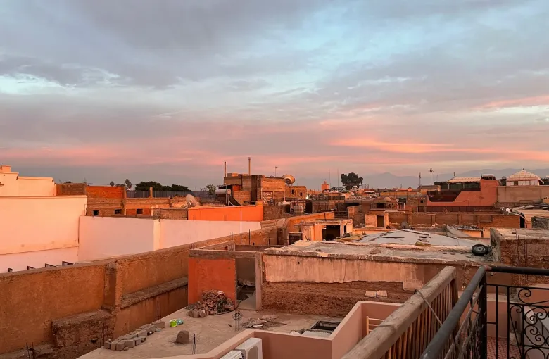 Rooftops of Marrakech, Morocco