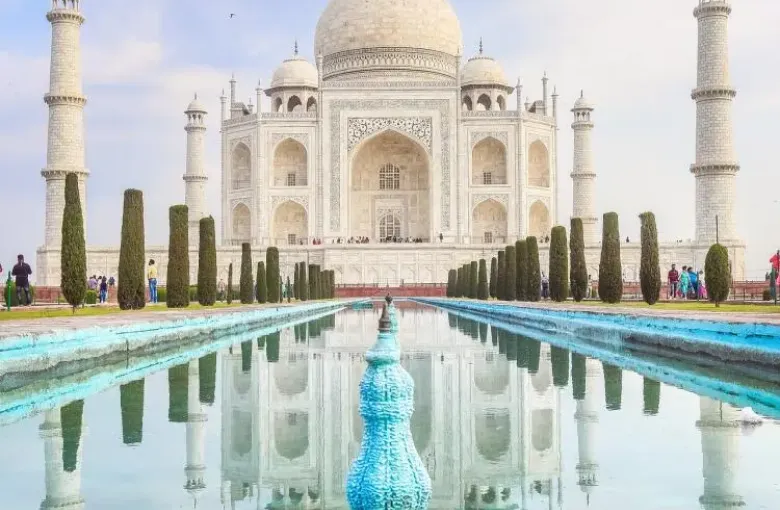 Taj Mahal located in Agra, India