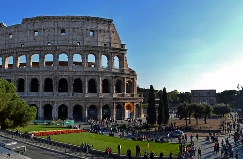 Colosseum in rome, italy