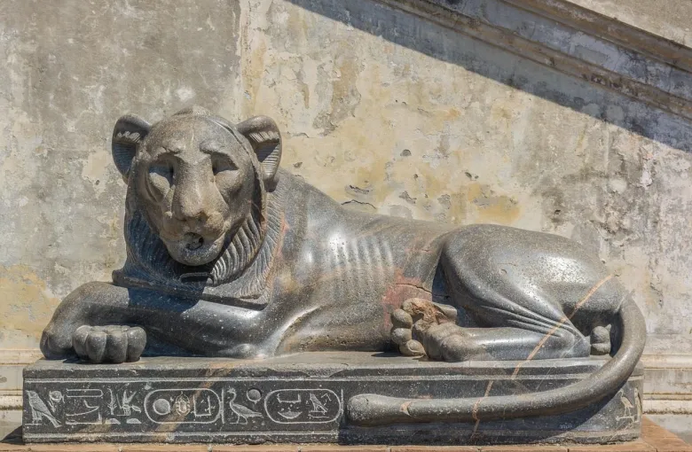 Ancient Egyptian sculpture featured