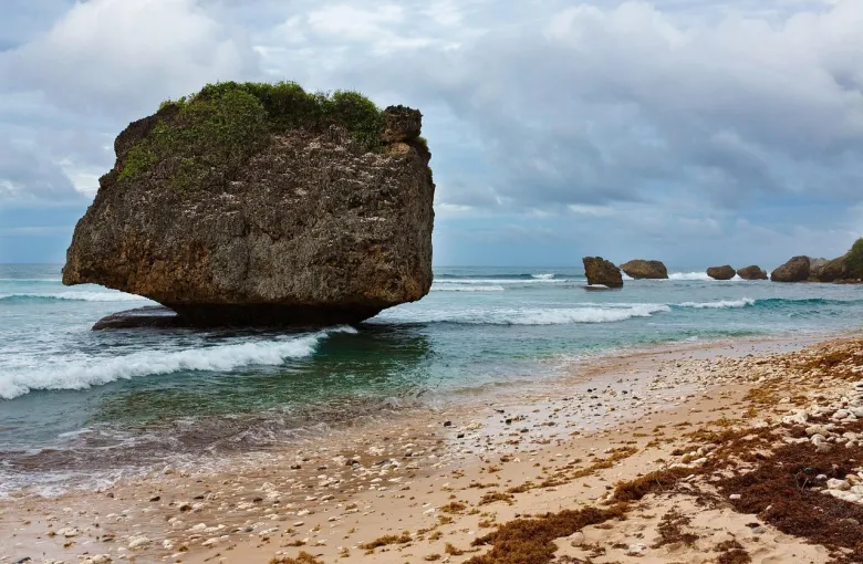 Bathsheba Beach on the east coast of Barbados for a destination guide