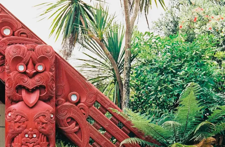 Red Sculptures for a destination guide