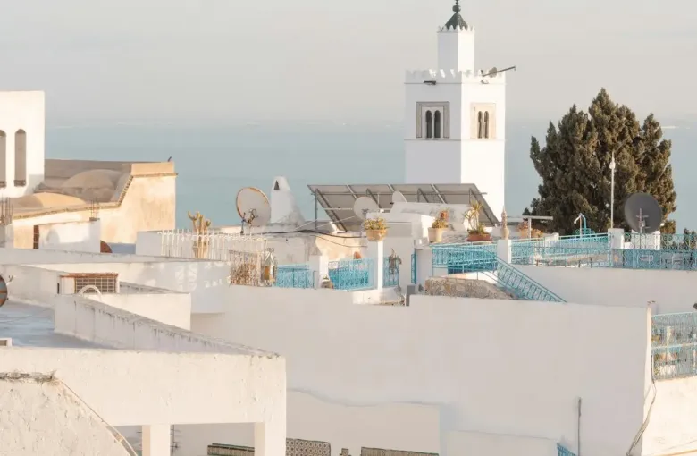 Town of Sidi Bou Said in Tunisia for a destination guide